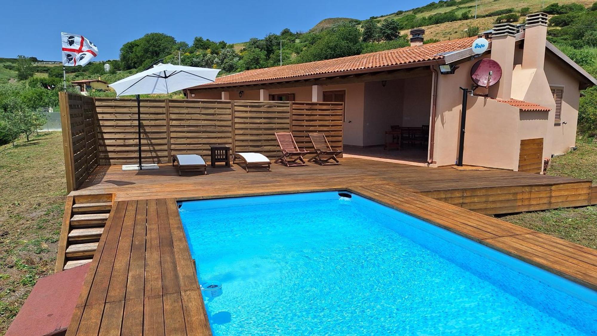 Villa Marci Con Piscina Privata A Nulvi Bilik gambar